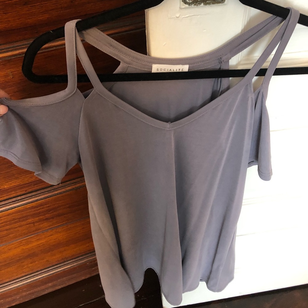 Purple t shirt dress